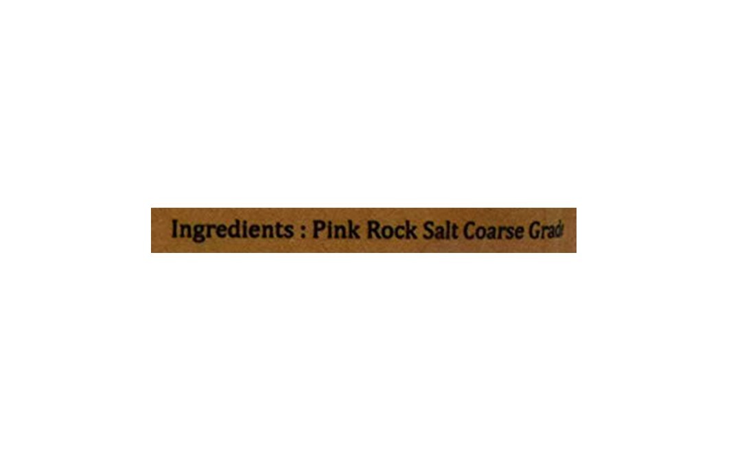 Food 4 You Himalayan Pink Rock Salt (Coarse Raw Natural)    Pack  500 grams